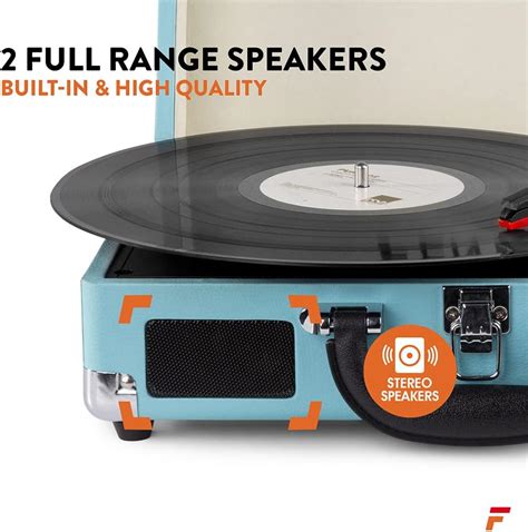 Leather Style Case LP Record Player Hi-Fi Stereo | Ubuy India
