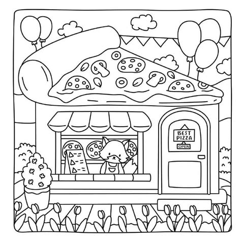 Fruit Shop Pizza Shop Sweet Shop Cartoon 的图像结果