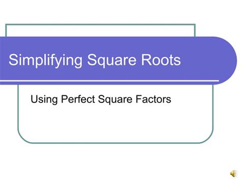 Image result for Simplifying Square Root Functions