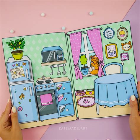 Printable Dollhouse Busy Book & Activities for Kids PDF - Etsy India