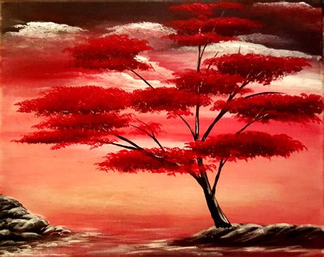 Image result for Tutorial Painting Red Tree