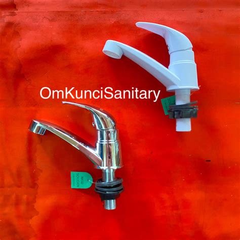 Jual Kran Wastafel Up Down Updown PVC Plastik SOLIGEN W15 Keran ...