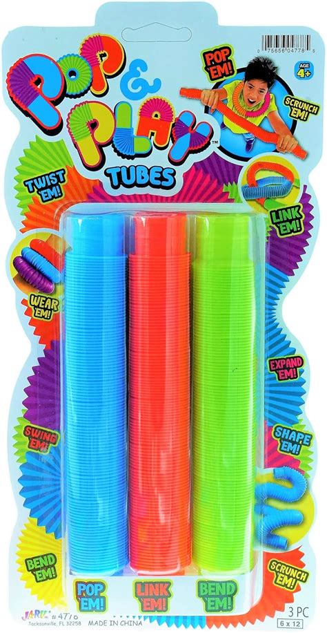 JA-RU Pop & Play Pull Pop Tubes - 9 Tubes in 3 Pack, India | Ubuy