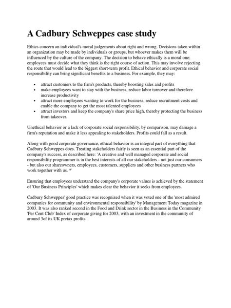 Case Study Examples Business Ethics 的图像结果