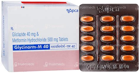 Glycinorm M 40 Tablet 15: Uses, Side Effects, Price & Substitutes