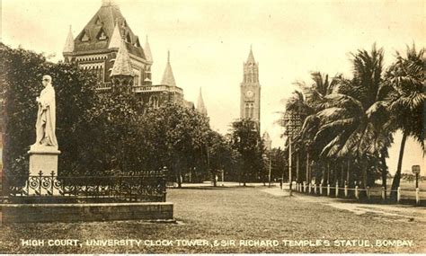 High Court, University Clock Tower and Sir Richard Temple's Statue ...