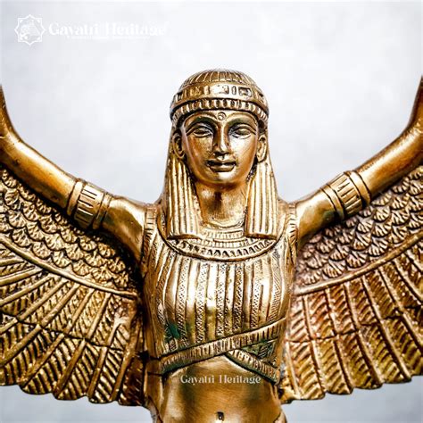 Brass Egyptian Isis Candle Stand – Mystical Home Decor | Gayatri Herit ...