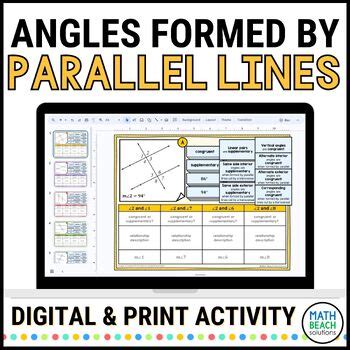 Image result for Angle Theorems Parallel Lines