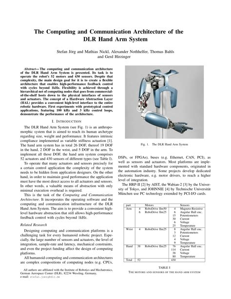 Image result for DLR Hand Arm System