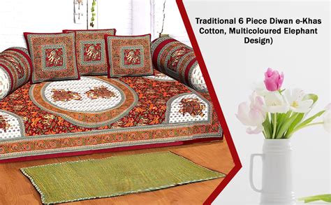 RajasthaniKart Traditional 6 Piece Diwan e-Khas - 100% Cotton ...