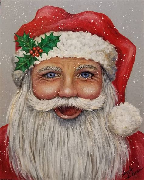 Learn to Paint a Festive Santa Claus Portrait with Angela Anderson's ...