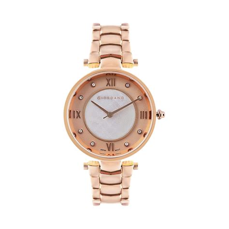 Buy Giordano AW22 Collection Analog Watch for Women | Rose Gold Strap ...