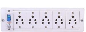 BAHUL heay Anchor/REO 4 meter wire Surge Protector 5 Socket Extension ...