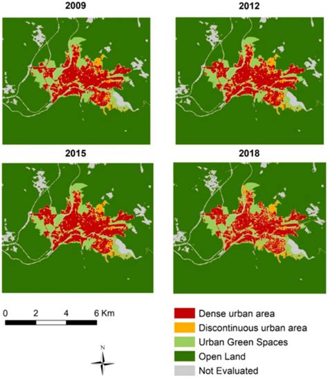 Mitigating Effect of Urban Green Spaces on Surface Urban Heat Island ...