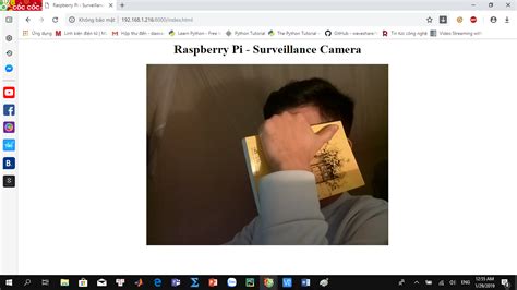 Raspberry Pi Camera Streaming 的图像结果