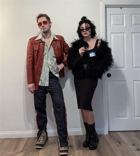 Our Fight Club costumes: Tyler and Marla : r/Halloween_Costumes