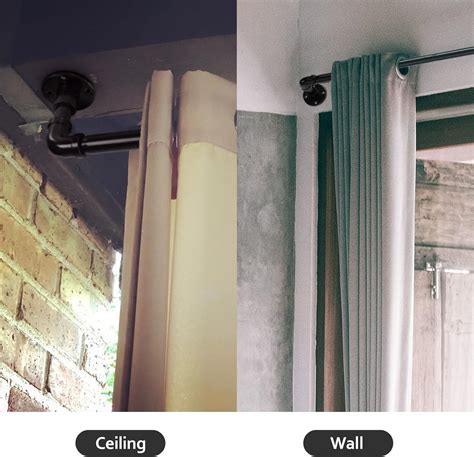 Buy Industrial Curtain Rods - Heavy Duty Wrap Around Curtain Rods ...