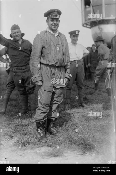 Commander Scott just off R-34, 1919. Shows George Herbert "Lucky Breeze ...