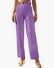 Buy Purple Trousers & Pants for Women by WUXI Online | Ajio.com