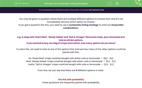 Image result for Systematic Listing Math