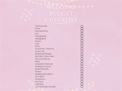 Wedding Checklist Bundle - Etsy
