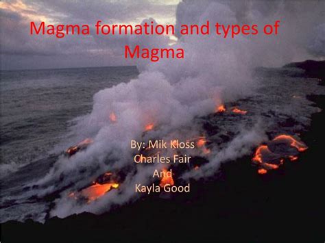 Image result for Magma Formation Process