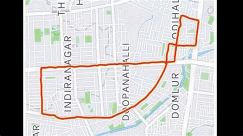 Bangalore man`s 5km diya shaped run on gps map gets hilarious reactions ...
