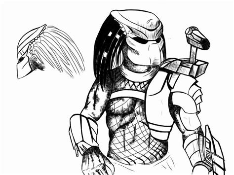 Image result for Alien vs Predator Coloring Pages
