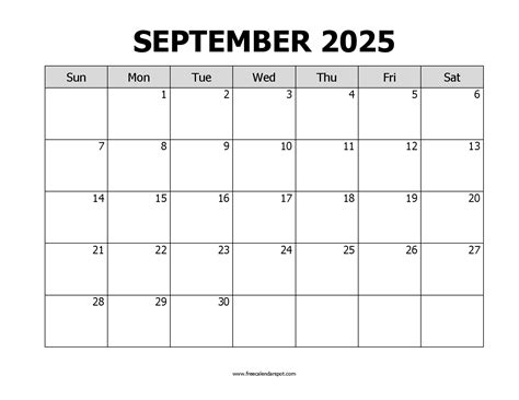 Printable 2025 Calendars - FreeCalendarSpot - Free Calendar Spot