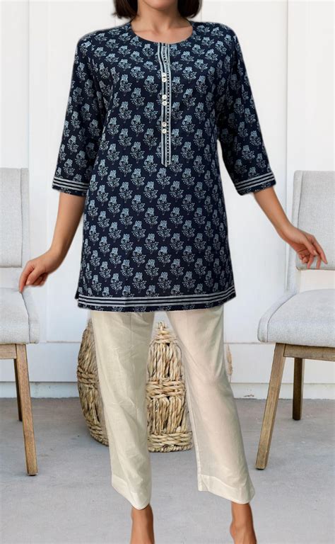Elegant Jaipur Cotton Short Kurtis for Women | Sizes S to 6XL | Laces ...