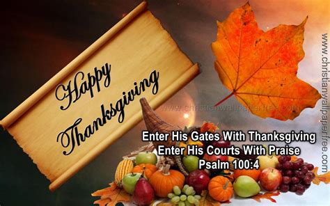 Thanksgiving Psalm 100 Verse 4 | Happy thanksgiving images ...