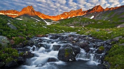 Ice Lake Basin at dawn, San Juan Mountains, Colorado | Colorado scenery ...