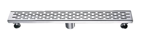 SHOWER LINEAR DRAIN CENTRE OUTLET (50MM) - AUGA - ( SS FINISH - - 305x ...
