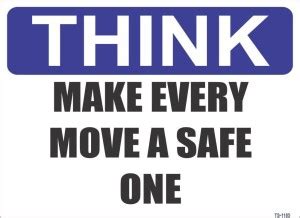 SignageShop Make Every Move a Safe one Emergency Sign Price in India ...