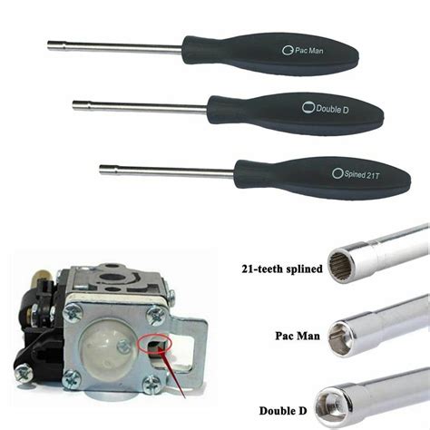 3 pcs carburetor adjustment tool Carb Adjustment Screwdriver Adjustment Tool for 2 Cycle Engines ...