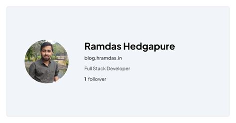 Ramdas Hedgapure