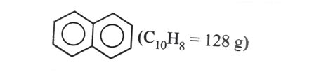 When `1g` liquid naphthalene `(C_(10)H_(8))` solidifies, `149J` of heat ...
