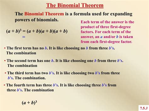 Image result for Binomial Theorem Explained