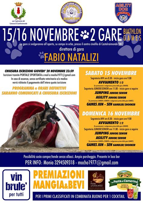 SET Online CSEN-Cinofilia: BH - AGILITY DOG - CASTELRAIMONDO - ASD ...
