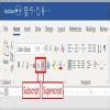 explain the following formatting features with the help of one example ...