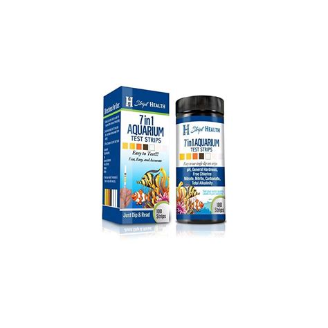 Wolmund Stript Health 7-Way Aquarium Test Strips 100 Count - India | Ubuy