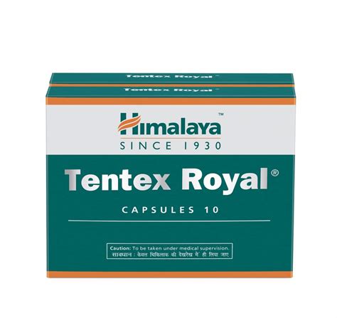 Buy Himalaya Tentex Royal, 20 Capsules |Helps Improve Performance ...