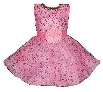 My Lil Princess Baby Girls Birthday Frock Dress_Park Pink_1-1.5 Years ...