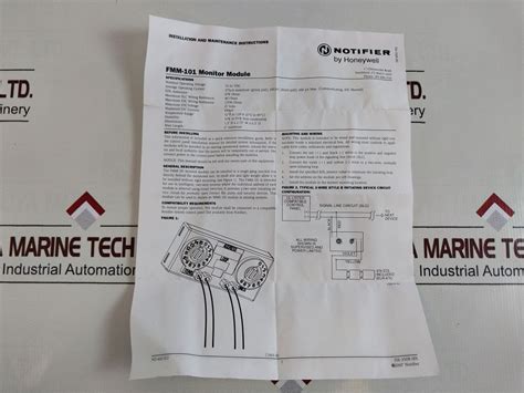 Notifier Fmm-101 Mini Monitor Module Free Shipping – Aeliya Marine Tech®