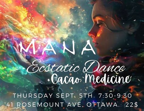 Mana | Cacao & Ecstatic Dance , 41 Rosemount Ave, Ottawa, ON K1Y 1P3 ...