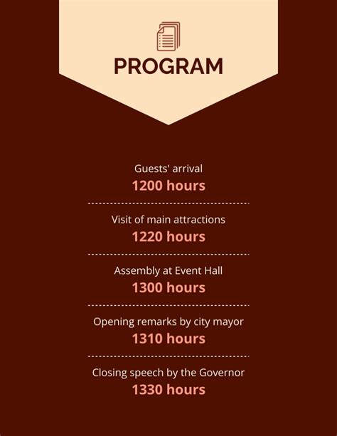 Inauguration Program Sample 的图像结果