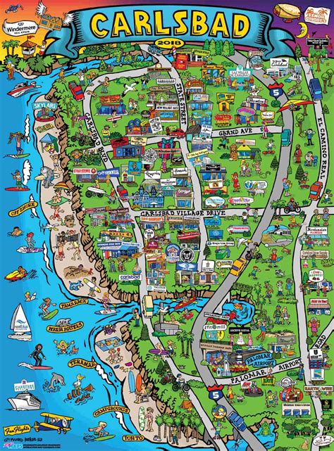 Carlsbad Beach Map