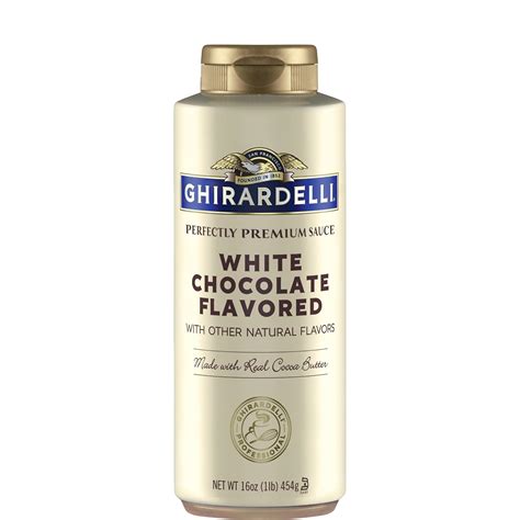 Ghirardelli White Chocolate Flavored Sauce Squeeze Nepal | Ubuy