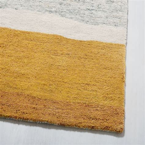 Meadow Hand Crafted Premium Wool Rug, 5x8 Ft