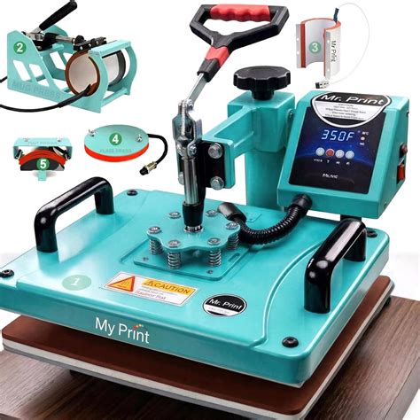 MY PRINT | Heat Press 5 in 1 Digital Multi Functional | DTF PRINTING ...